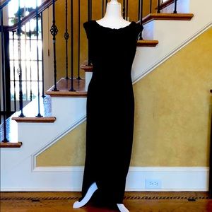 Connected Lisa Soutache Navy Evening Dress NWT